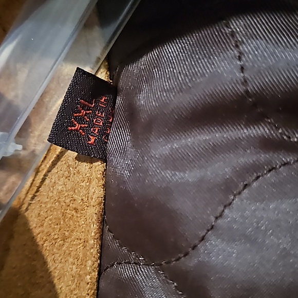 Rare Vintage Levi's Genuine Leather/ XXL/ Camel - Picture 3 of 8